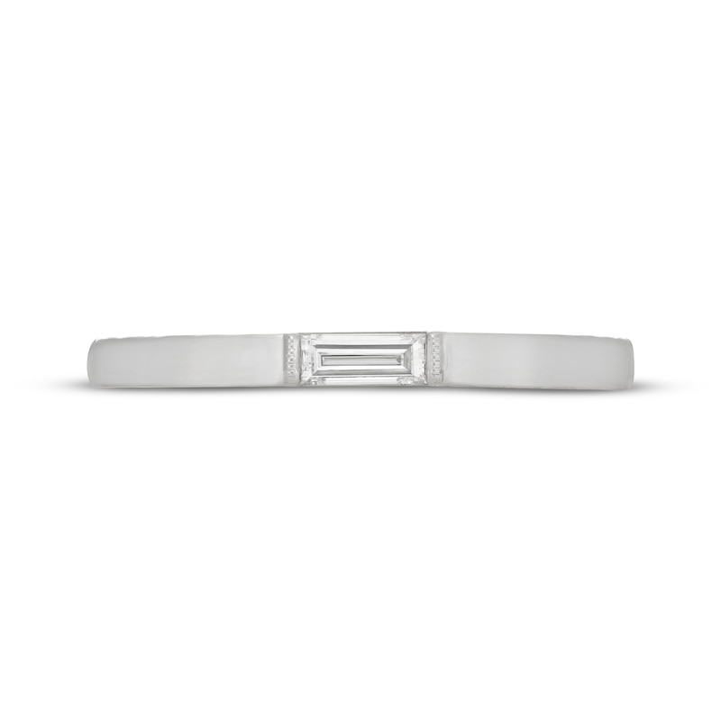 Main Image 3 of Neil Lane Artistry Heritage Baguette-Cut Lab-Grown Diamond Anniversary Ring 1/6 ct tw Platinum
