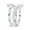 Thumbnail Image 2 of Now + Forever Diamond Graduated Bypass Enhancer Ring 1 ct tw 14K White Gold