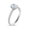 Thumbnail Image 2 of Now + Forever Certified Oval-Cut Diamond Engagement Ring 1-1/4 ct tw Platinum