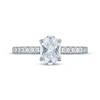 Thumbnail Image 3 of Now + Forever Certified Oval-Cut Diamond Engagement Ring 1-1/4 ct tw Platinum