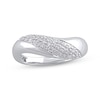 Thumbnail Image 1 of STUDIO BY KAY Diamond Pavé Wave Ring 1/3 ct tw Sterling Silver