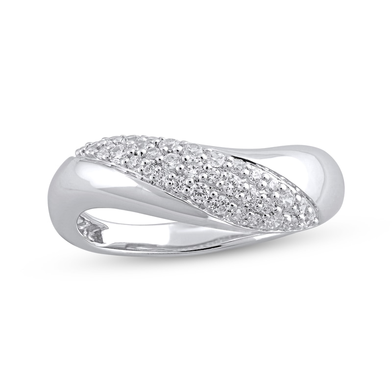 Main Image 1 of STUDIO BY KAY Diamond Pavé Wave Ring 1/3 ct tw Sterling Silver