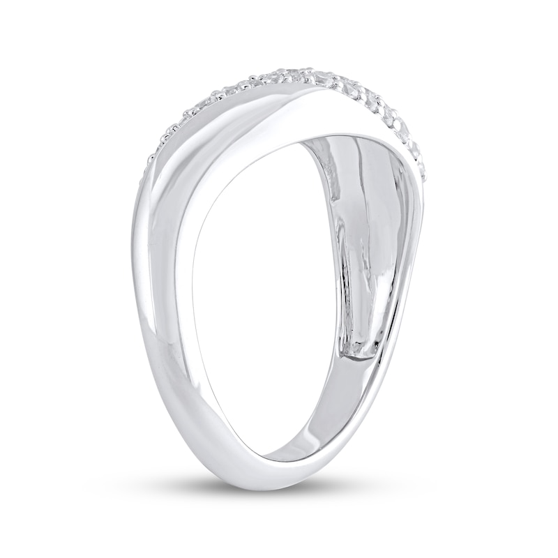 Main Image 2 of STUDIO BY KAY Diamond Pavé Wave Ring 1/3 ct tw Sterling Silver