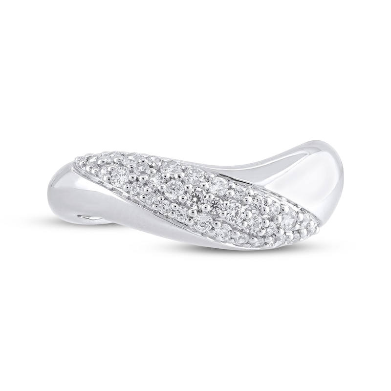 Main Image 3 of STUDIO BY KAY Diamond Pavé Wave Ring 1/3 ct tw Sterling Silver