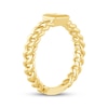 Thumbnail Image 2 of STUDIO BY KAY Baguette-Cut Multi-Diamond Chain Link Ring 1/10 ct tw 24K Yellow Gold Vermeil Sterling Silver