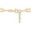 Thumbnail Image 3 of STUDIO BY KAY 8mm Paperclip Chain Bracelet 24K Yellow Gold Vermeil Solid Sterling Silver 7.5"