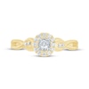 Thumbnail Image 3 of Now + Forever Round-Cut Diamond Halo Engagement Ring 1/4 ct tw 14K Yellow Gold