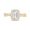Thumbnail Image 3 of Lab-Grown Diamonds Emerald-Cut Engagement Ring 2-1/3 ct tw 14K Yellow Gold