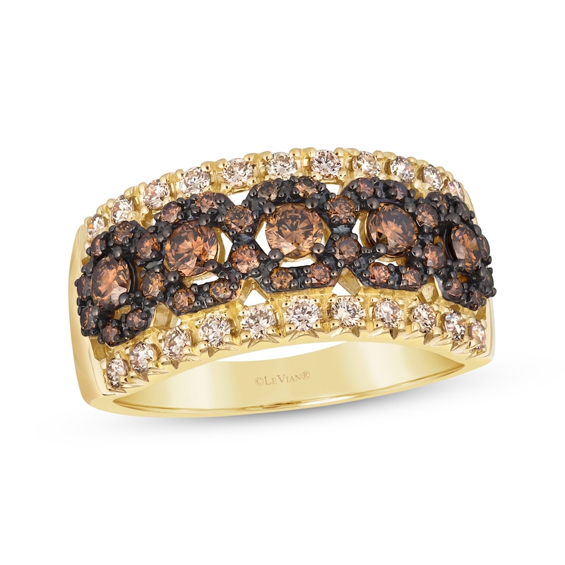 Main Image 1 of Le Vian Diamond Ring 1-1/8 ct tw 14K Honey Gold