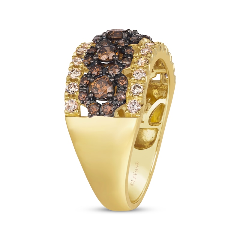 Main Image 2 of Le Vian Diamond Ring 1-1/8 ct tw 14K Honey Gold