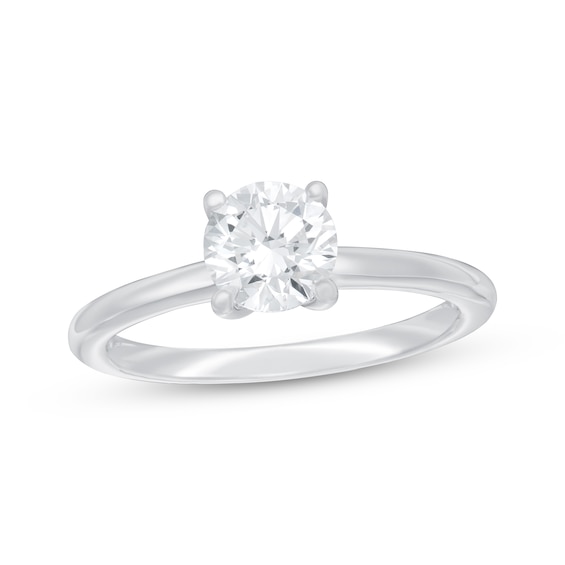 Lab-Created Diamonds by KAY Solitaire Engagement Ring -/2 ct tw 14K White Gold (F/SI2