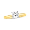 Thumbnail Image 0 of Lab-Created Diamonds by KAY Round-Cut Solitaire Engagement Ring 1 ct tw 14K Yellow Gold (F/SI2)