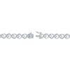 Thumbnail Image 3 of Diamond Heart Link Bracelet 1/2 ct tw Sterling Silver 7&quot;