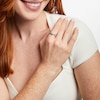 Thumbnail Image 2 of Diamond Bypass Promise Ring 1/15 ct tw Sterling Silver