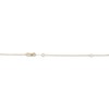 Thumbnail Image 4 of Amethyst & Diamond Teardrop Ribbon Necklace 1/15 ct tw 10K Yellow Gold 18&quot;
