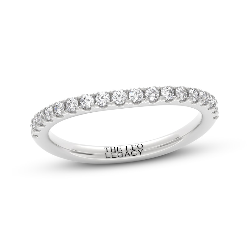 Main Image 4 of THE LEO Legacy Lab-Grown Diamond Wedding Band 1/3 ct tw 14K White Gold