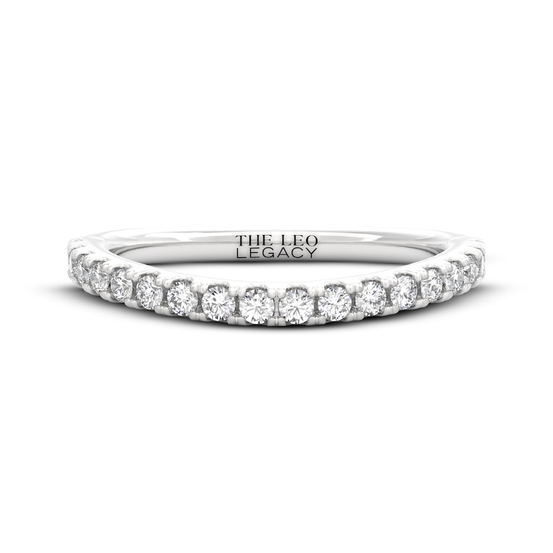 Main Image 6 of THE LEO Legacy Lab-Grown Diamond Wedding Band 1/3 ct tw 14K White Gold