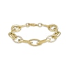 Thumbnail Image 0 of Alternating Oval Link Bracelet 10K Yellow Gold 7.5"