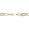 Thumbnail Image 3 of Alternating Oval Link Bracelet 10K Yellow Gold 7.5"