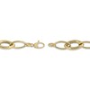 Thumbnail Image 4 of Alternating Oval Link Bracelet 10K Yellow Gold 7.5&quot;