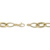 Thumbnail Image 3 of Alternating Oval Link Bracelet 10K Yellow Gold 7.5"