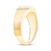 Thumbnail Image 2 of Men's Now + Forever Lab-Grown Diamonds Wedding Band 1 ct tw 14K Yellow Gold
