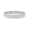 Thumbnail Image 1 of KAY Lab-Grown Diamonds Men's Link Bracelet 5 ct tw 10K White Gold 8.5&quot;