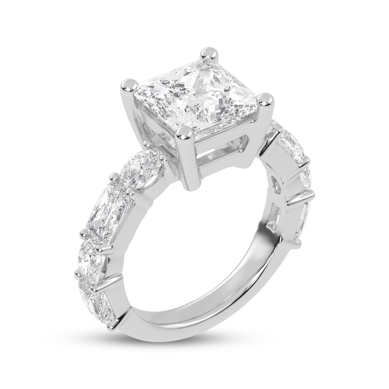 Main Image 2 of Now + Forever Lab-Grown Diamonds Princess-Cut Engagement Ring 3-1/2 ct tw 14K White Gold