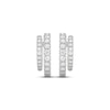 Thumbnail Image 2 of THE LEO Diamond Double Hoop Earrings 1 ct tw 14K White Gold