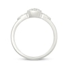 Thumbnail Image 3 of KAY Lab-Grown Diamonds Multi-Stone Pear-Shaped Promise Ring 1/5 ct tw Sterling Silver