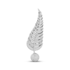 Thumbnail Image 1 of Men's Diamond Feather Brooch 1 ct tw Sterling Silver