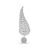Thumbnail Image 2 of Men's Diamond Feather Brooch 1 ct tw Sterling Silver