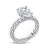 Thumbnail Image 2 of Now + Forever Oval-Cut Lab-Grown Diamond Engagement Ring 4-3/4 ct tw 14K White Gold