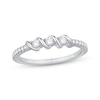 Thumbnail Image 1 of Now + Forever Diamond Three-Stone Anniversary Ring 1/4 ct tw 10K White Gold