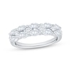 Thumbnail Image 1 of Now + Forever Marquise & Round-Cut Diamond Anniversary Ring 1-1/5 ct tw 14K White Gold