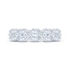 Thumbnail Image 3 of Now + Forever Marquise & Round-Cut Diamond Anniversary Ring 1-1/5 ct tw 14K White Gold