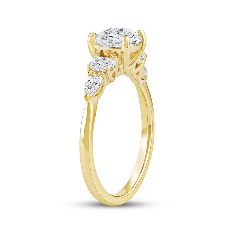 Main Image 2 of Now + Forever Lab-Grown Diamonds Round-Cut Engagement Ring 2 ct tw 14K Yellow Gold
