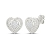 Thumbnail Image 3 of Multi-Diamond Heart-Shaped Gift Set 1/4 ct tw Sterling Silver
