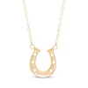 Thumbnail Image 3 of Horseshoe Necklace 10K Yellow Gold 18&quot;