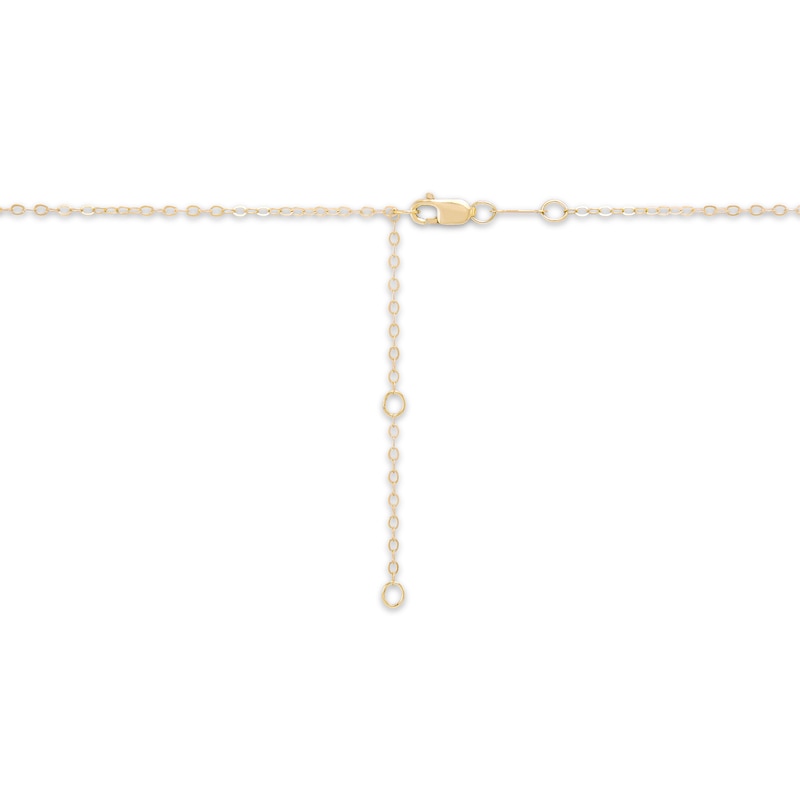 Main Image 4 of Horseshoe Necklace 10K Yellow Gold 18&quot;