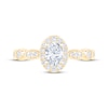 Thumbnail Image 3 of Now + Forever Oval-Cut Diamond Halo Engagement Ring 7/8 ct tw 14K Yellow Gold