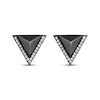 Thumbnail Image 2 of Star Wars Darth Vader Diamond Stud Earrings 1/8 ct tw Black Rhodium-Plated Sterling Silver
