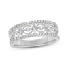 Thumbnail Image 1 of THE LEO Prisma Diamond Princess & Round-Cut Anniversary Ring 3/4 ct tw 14K White Gold