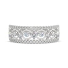 Thumbnail Image 3 of THE LEO Prisma Diamond Princess & Round-Cut Anniversary Ring 3/4 ct tw 14K White Gold