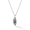 Thumbnail Image 3 of True Fans Houston Texans 1/20 CT. T.W. Diamond Vertical Football Necklace in Sterling Silver