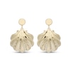 Thumbnail Image 2 of Seashell Dangle Earrings 14K Yellow Gold