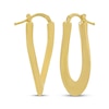 Thumbnail Image 1 of Twist Hoop Earrings Hollow 14K Yellow Gold