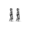 Thumbnail Image 2 of Men's Twist Barbed Wire Hoop Earrings Stainless Steel