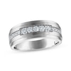 Thumbnail Image 1 of Now + Forever Men's Diamond Wedding Band 1/2 ct tw 10K White Gold