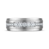 Thumbnail Image 3 of Now + Forever Men's Diamond Wedding Band 1/2 ct tw 10K White Gold